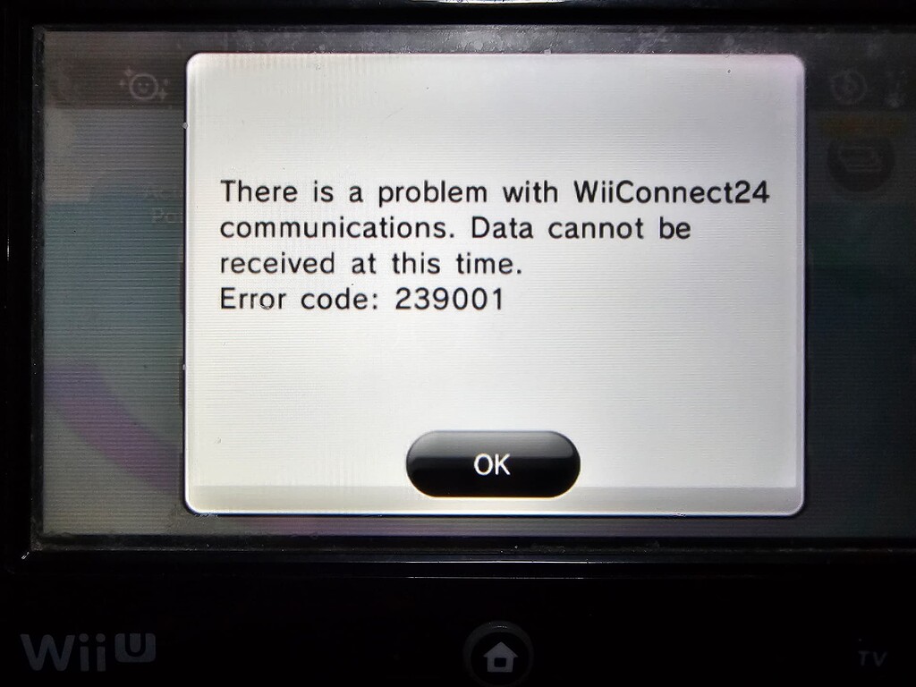 Everybody Votes Channel error code 239001 - General - WiiLink Forum